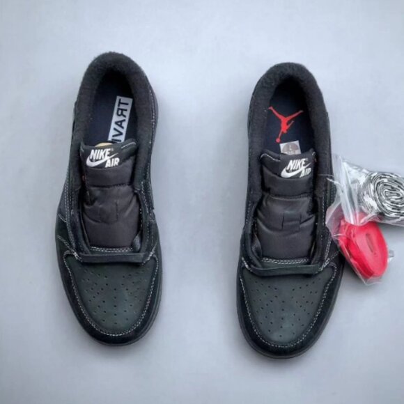 Jordan 1 Retro Low Og Sp Travis Scott Black Phantom - Picture 6 of 9
